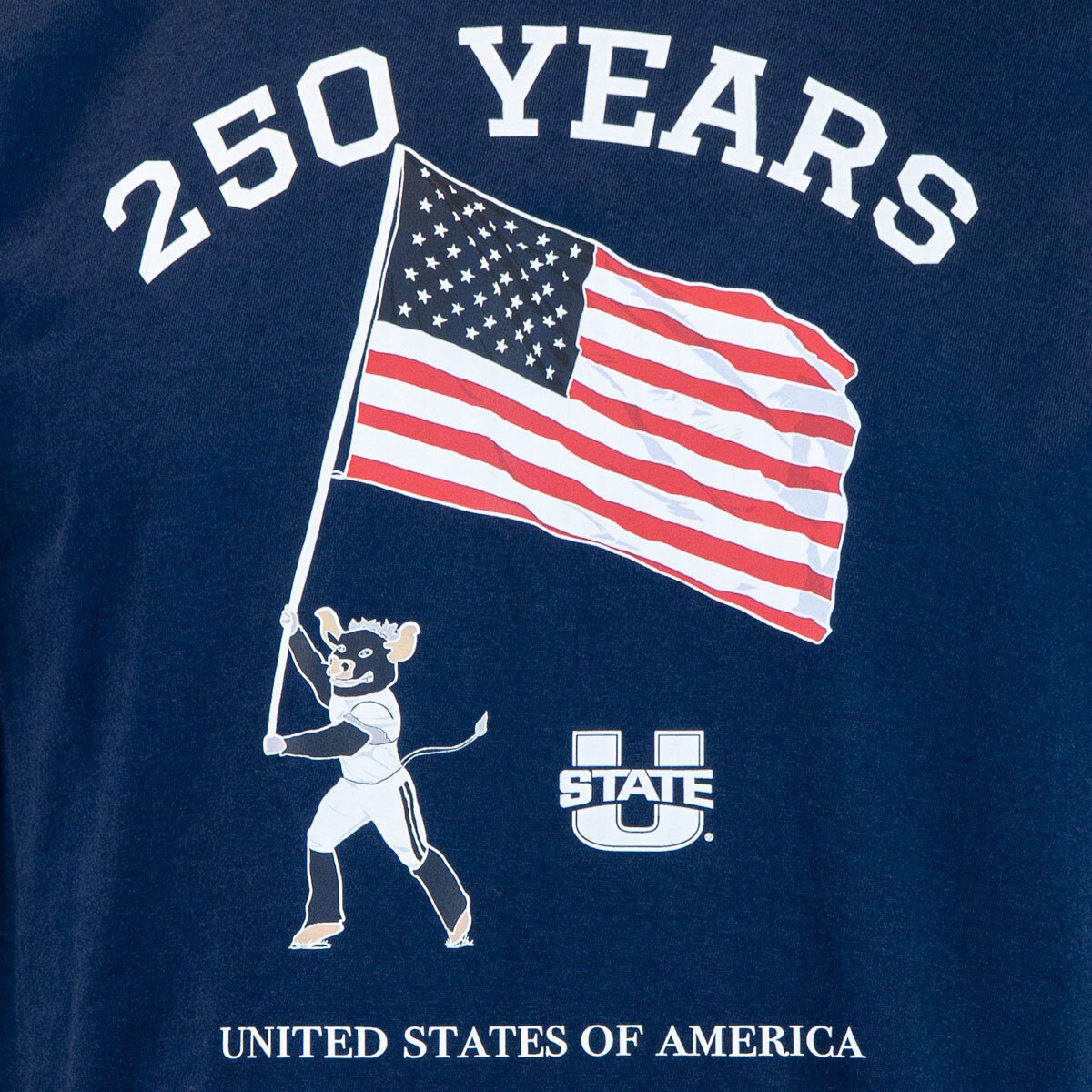 2026 U-State Patriotic Big Blue T-Shirt